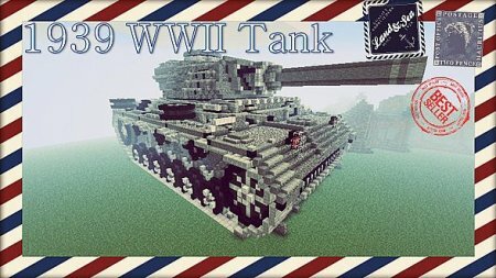   1939 WWII Tank  Minecraft